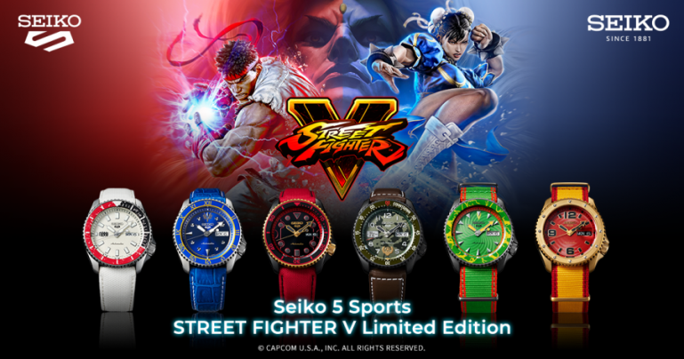 Seiko випустили серію годинників присвячену грі Street Fighter