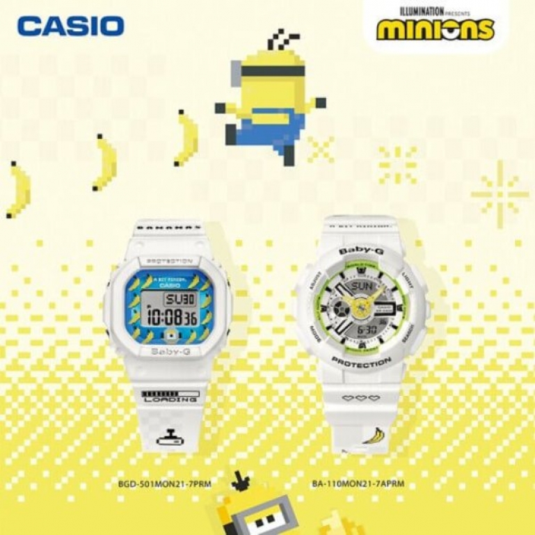 Міньйоны, Casio і ретро-відеоігры: жіночий годинник з серії Baby - G