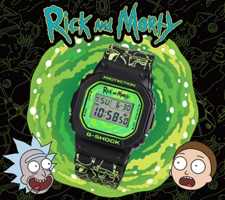 В США вышли часы Casio, посвященные сериалу “Рик и Морти”