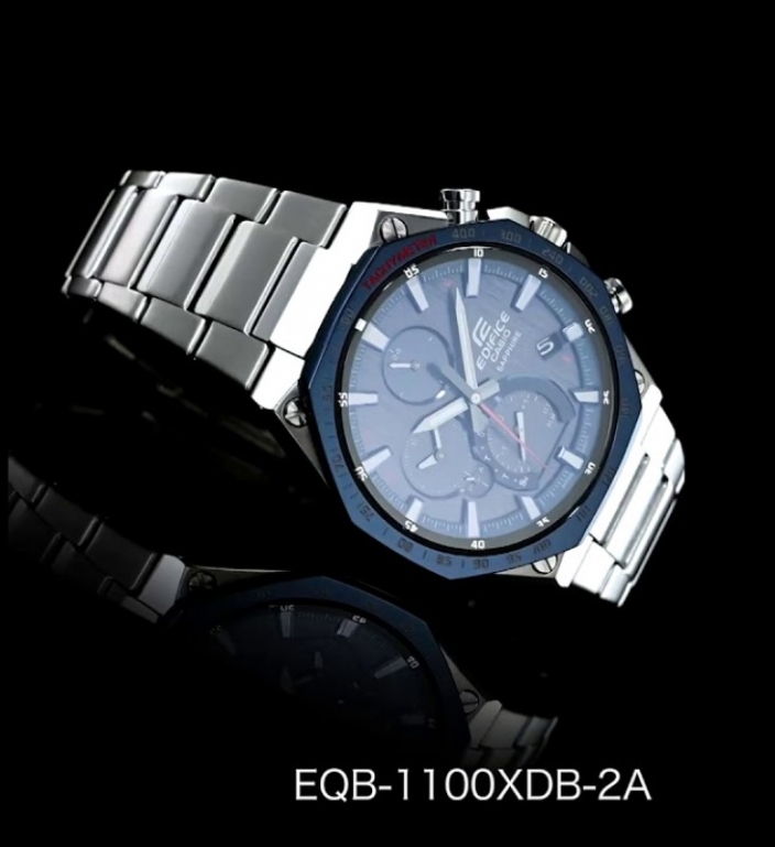 Производитель Casio презентовал новую модель EQB-1100XDB-2AER во флагманской коллекции Edifice
