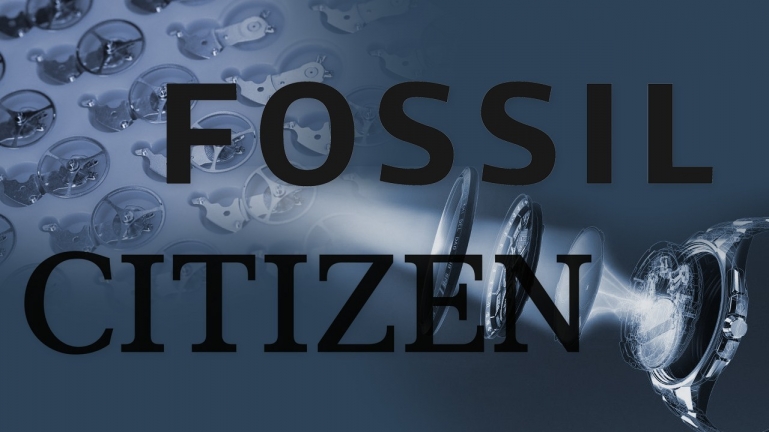 Компании Citizen и Fossil совмесно создают гибридные смарт-часы